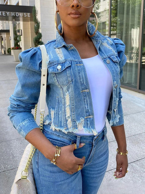 Crop Denim Jacket