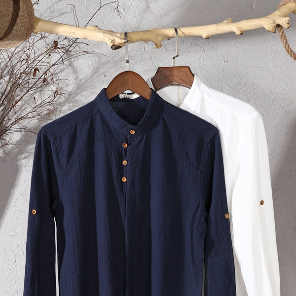 Men's casual linen shirt