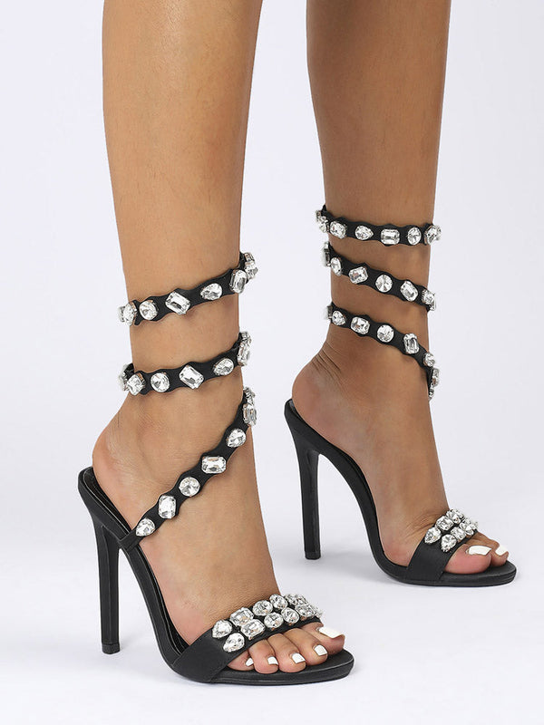 Gems Embellished Heels