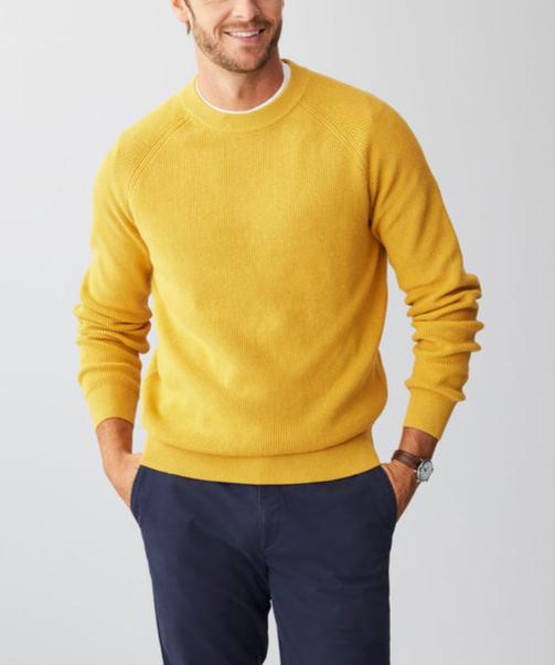 Men's Cotton Pullover Knit Sweater