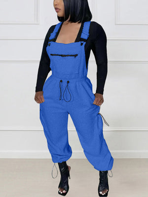 Cozy Teddy Overalls