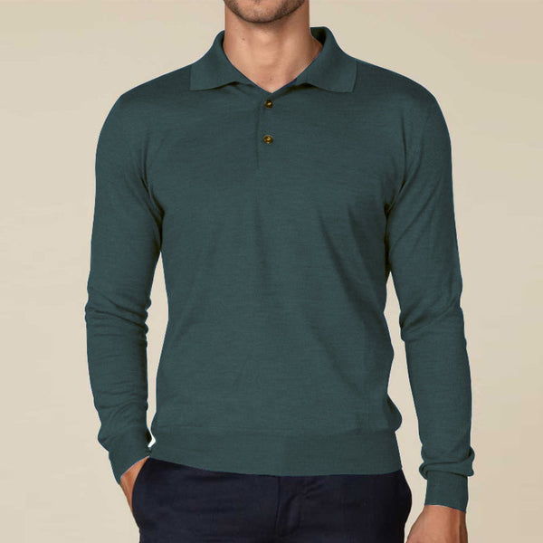 Cashmere Sweater Polo Shirt