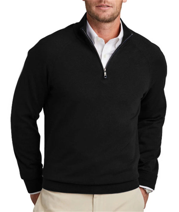 Men's Zipper Basic Sweater Cashmere