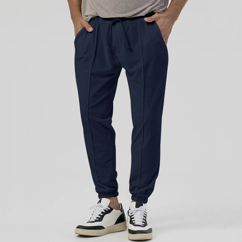 Men's Solid Color Loose Casual Pants