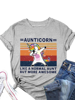 Aunticorn Casual Tee