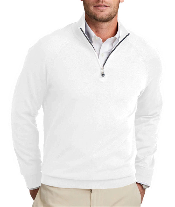 Men's Zipper Basic Sweater Cashmere