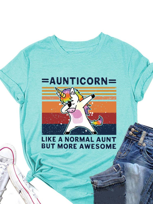 Aunticorn Casual Tee