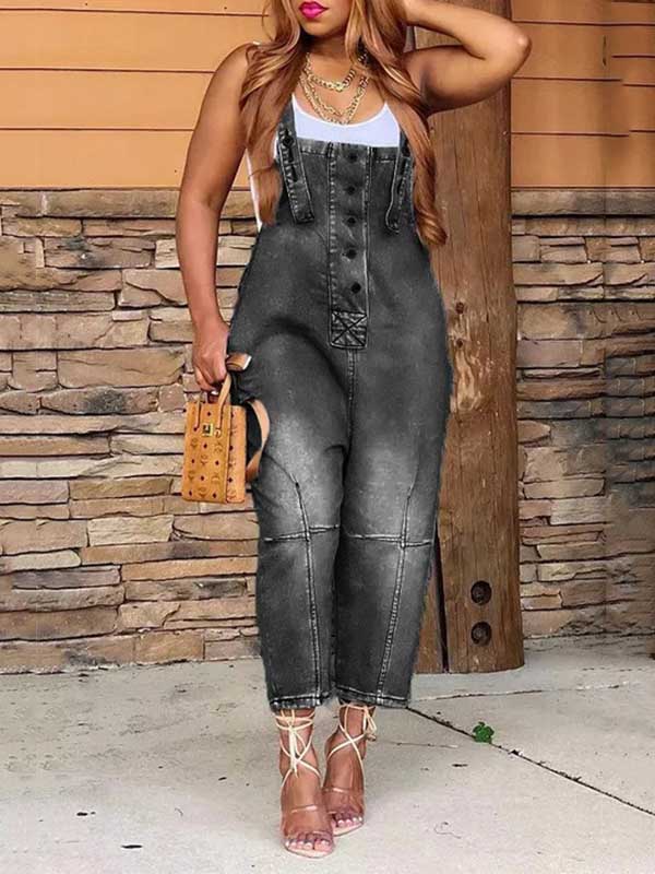 Vintage Denim Overalls