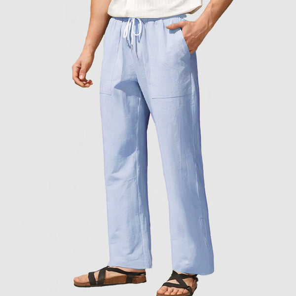 Men's Casual Linen Breathable Beach Pants