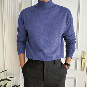 Men's Basic Bottom Cashmere Sweater