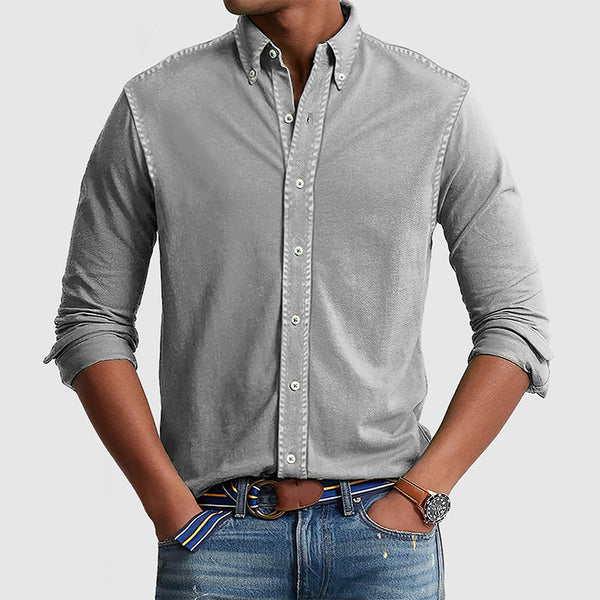 Gentleman's Vintage Washed Cotton Shirt