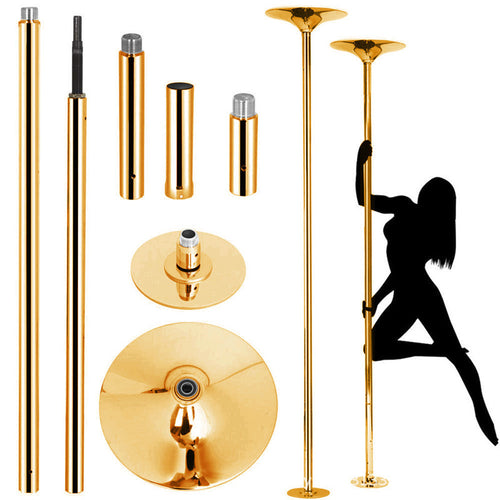 Spinning & Static Removable Height Adjustable Dancing Pole Fitness Studio  45mm 