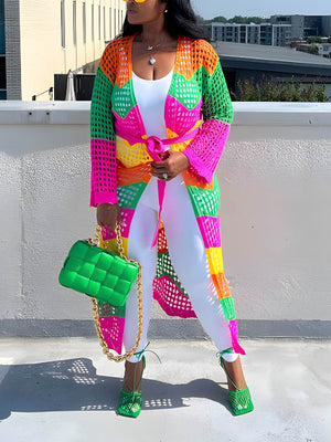 Vibrant Crochet Cover Up