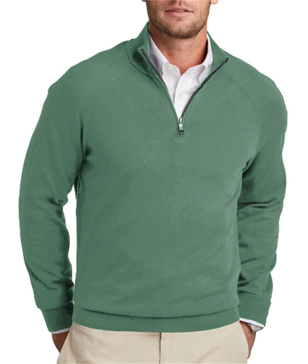 Men's Zipper Basic Sweater Cashmere