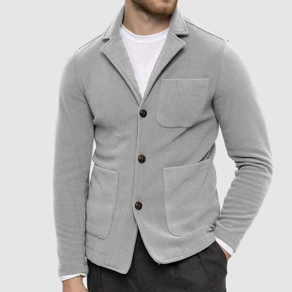 Men's knitted cardigan