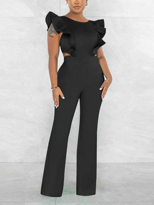 Ruffle Detail Jumpsuit