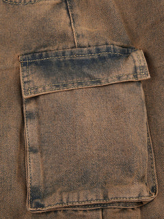 Vintage Cargo Pockets Jeans