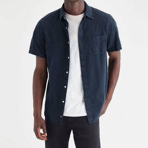 Men's Denim Short Sleeve Shirt