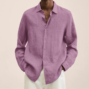 Men's Linen Long Sleeve Shirts