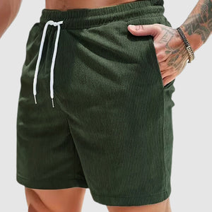 Men's Casual Corduroy Seaside Beach Shorts