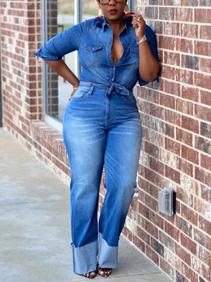 Denim Shirt & Jeans Set