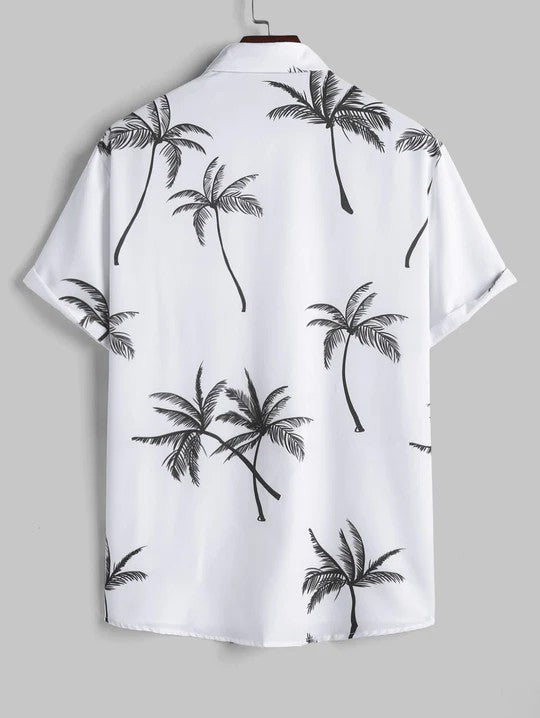 Men's summer shirt with short sleeves