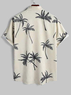 Men's summer shirt with short sleeves