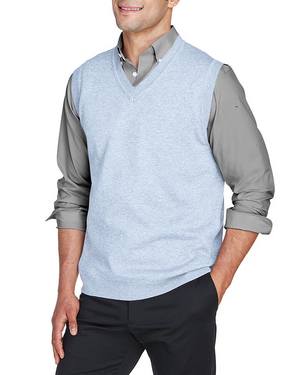 Gentleman's V-Neck Cashmere Peplum Vest