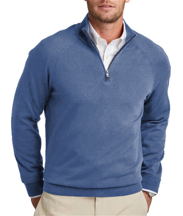 Men's Zipper Basic Sweater Cashmere