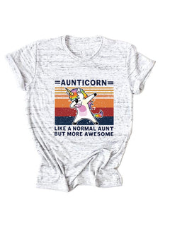 Aunticorn Casual Tee