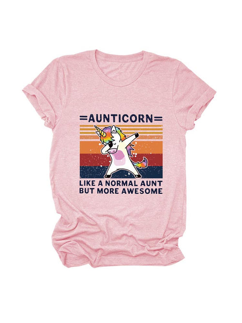 Aunticorn Casual Tee