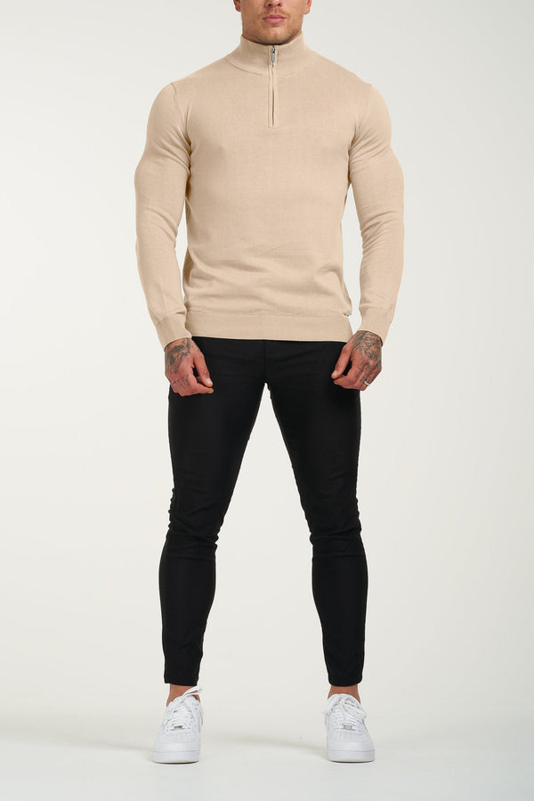 Gentleman's Cashmere Half Zip Sweater