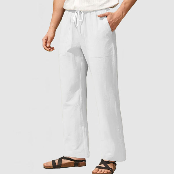 Men's Casual Linen Breathable Beach Pants