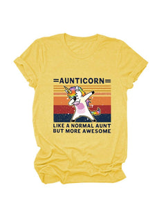 Aunticorn Casual Tee