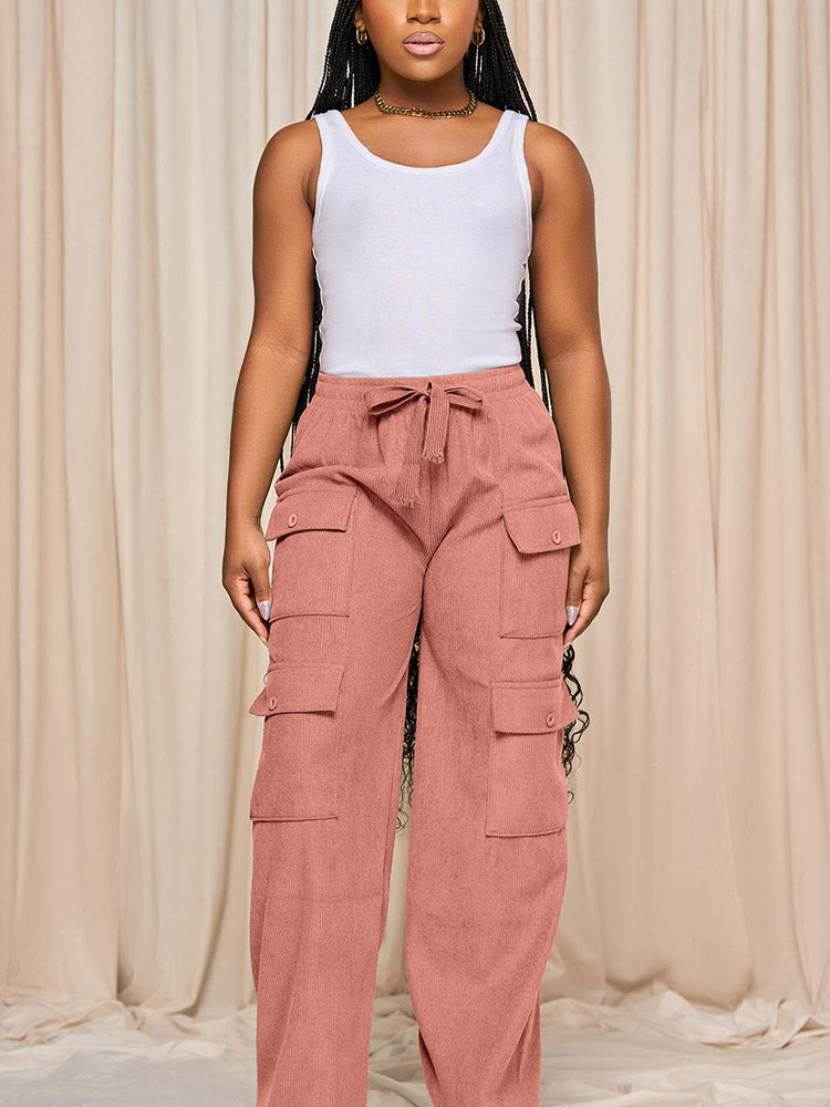 Corduroy Cargo Pants