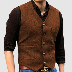 Men's Casual Sleeveless Multi-Pocket Vest