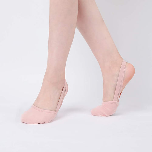 YM & Dancer S193 Dance Shoes Half Sole Ballet Canvas Pirouette Shoes for Women/Men and Girls/Boys