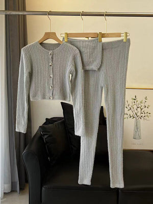 Solid Knit 3PC Set