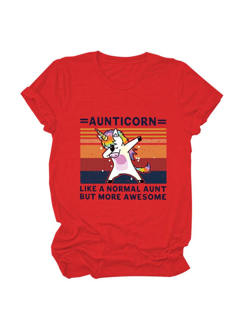 Aunticorn Casual Tee