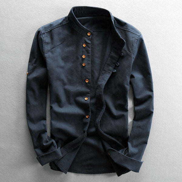 Men's casual linen shirt