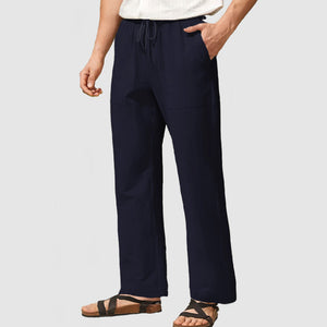 Men's Casual Linen Breathable Beach Pants