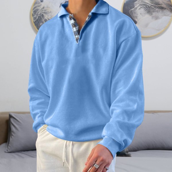 Gentleman Ocean Casual Cashmere Basic Sweater