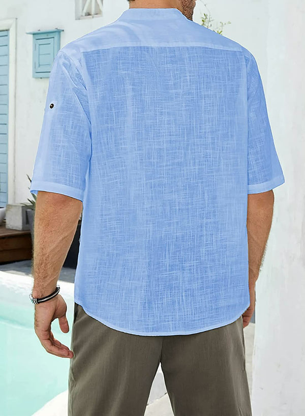 Premium Linen Comfortable Casual Short-Sleeve Shirts