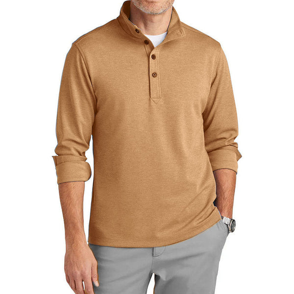 Men's Basic Vintage Polo Long Sleeve