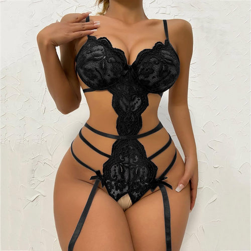 YM & Dancer C174 Lingerie for Women Sexy Panties for Women Sexy Hollow Out Crochet Underwear Women Sexy Lace Pajamas Sleepwear