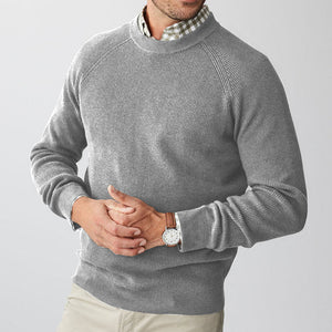 Men's Cotton Pullover Knit Sweater