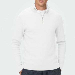 Men's Casual Long Sleeve Half Zip Sweater