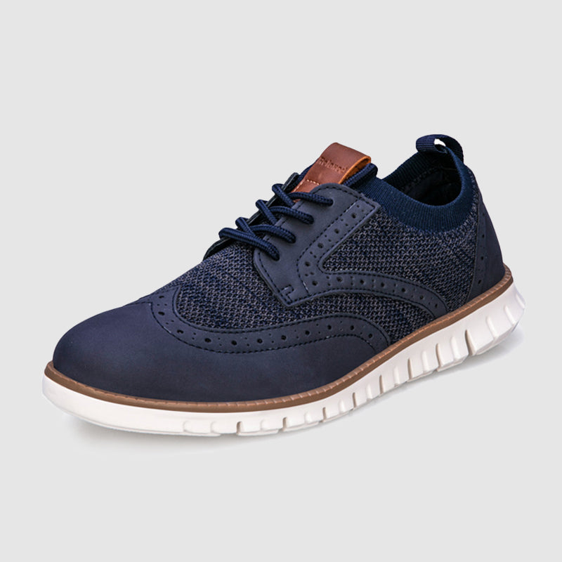 Men's Outdoor Knit Casual Lace-Up Shoes