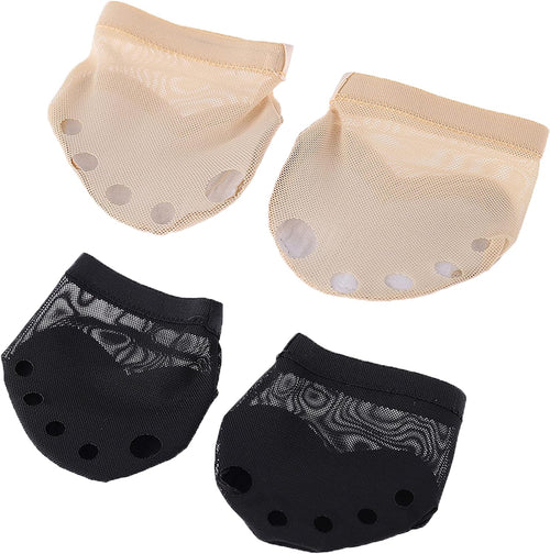 YM & Dancer S197 Foot Undies Thongs 2 Pairs Lyrical Dance Paws Pads Ballet Belly Contemporary Dance Shoes for Kids Women and Men
