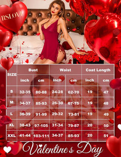 YM & Dancer C125 Women Lingerie Sexy Chemise Lace Babydoll Side Split Full Slip Nightgown Modal Sleepwear Nighty